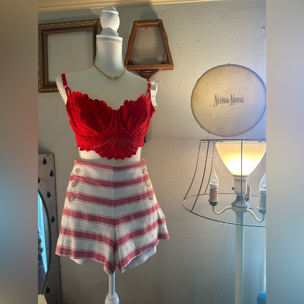 NWT Aerie Lace Mini Corset Bra (36D)